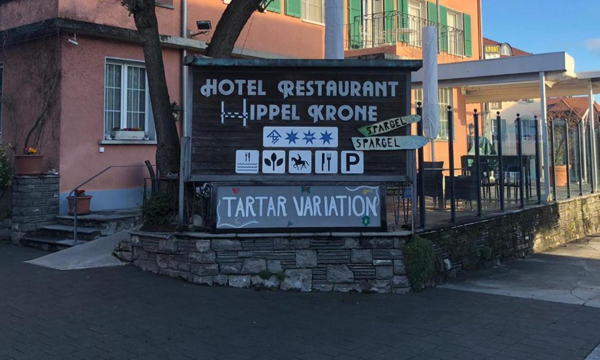 Hotel Hippel Krone Kerzers Esterno foto